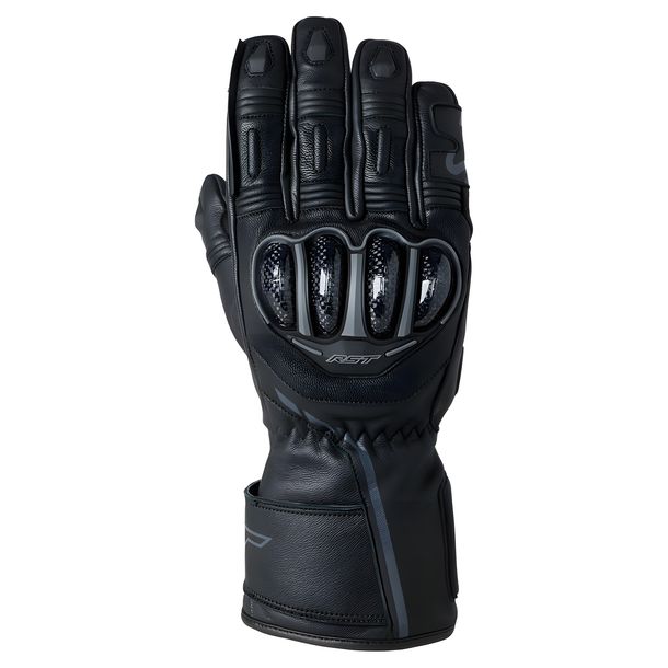 Guantes de moto RST S-1 impermeables CE negros para hombre