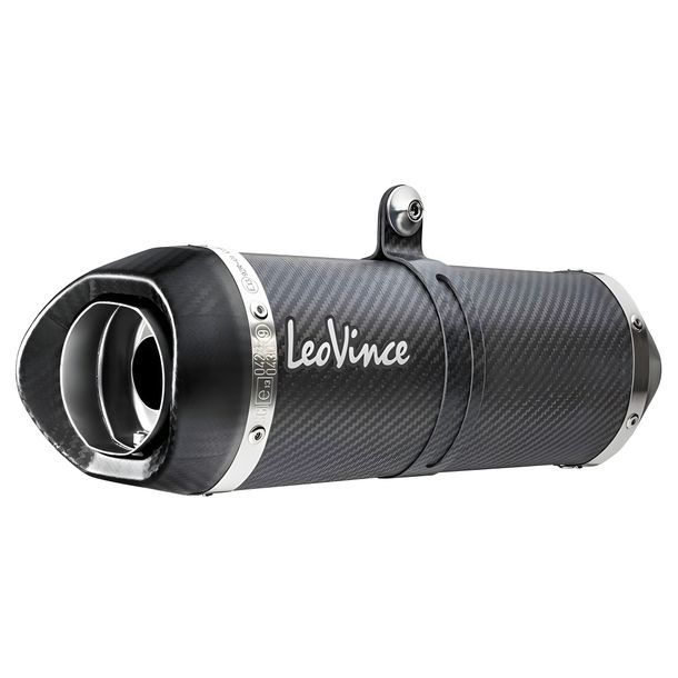 Sistema de escape completo LeoVince LV ONE EVO RACING Carbon para Kawasaki Ninja / Z 650 año 2021 - 2026 E5 / E5+ / Versys año 2021 - 2024 E5 / Z 650 RS año 2022 - 2024 E5