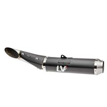Impianto di scarico completo LeoVince LV RACE RACING Black Edition in acciaio inossidabile nero e protezione termica in carbonio per Suzuki Suzuki GSX-8S 800 anno 2023 - 2024 E5