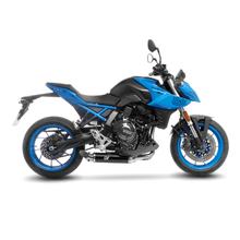 Impianto di scarico completo LeoVince LV RACE RACING CORTO Black Edition acciaio inossidabile nero per Suzuki Suzuki GSX-8S 800 anno 2023 - 2024 E5