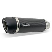 Rear silencer LeoVince GP CORSA EVO RACING Carbon, technopolymer cap & DB killer for Honda CB 500 F / CBR 500 R year 2016 - 2018 E4
