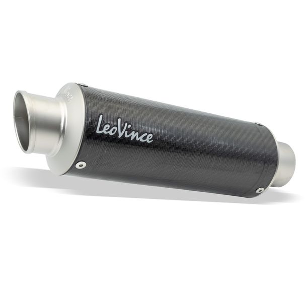 Silencieux LeoVince GP CORSA RACING Carbon & chicane pour Honda CB 500 F / CBR 500 R ann. 2013 - 2015 E3 / CB 500 X ann. 2013 - 2016 E3