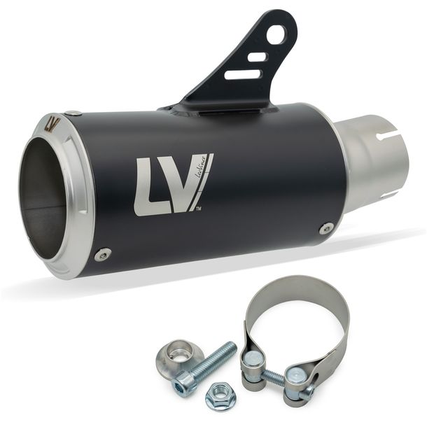 Endschalldämpfer LeoVince LV CORSA RACING Black Edition Edelstahl schwarz für Yamaha YZF-R1 / M 1000 Bj. 2015 - 2016 E3 / Bj. 2017 - 2019 E4 / Bj. 2020 - 2025 E5