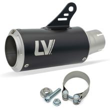 Silenziatore terminale LeoVince LV CORSA RACING Black Edition in acciaio inossidabile nero per Yamaha YZF-R1 / M 1000 anno 2015 - 2016 E3 / anno 2017 - 2019 E4 / anno 2020 - 2025 E5