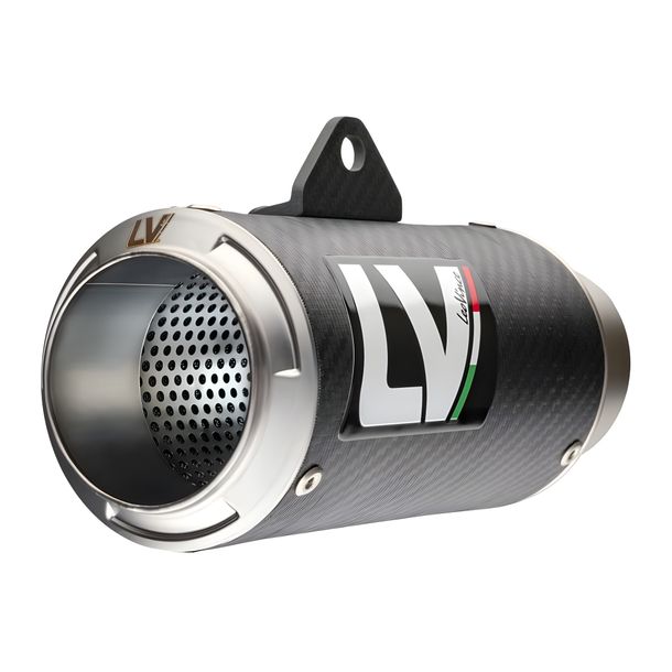 Silenziatore finale LeoVince LV CORSA RACING Carbon, tappo in acciaio inossidabile per Kawasaki ZX-10R Ninja 1000 anno 2016 - 2020 E4 / anno 2021 - 2024 E5 / ZX-10RR anno 2017 - 2020 E4 / anno 2021 - 2024 E5
