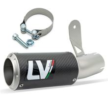 Endschalldämpfer LeoVince LV CORSA RACING Carbon, Edelstahl Kappe für BMW S / M 1000 R Bj. 2021 - 2024 E5 / RR Bj. 2019 - 2024 E4 / E5 / S / M 1000 R / RR Bj. 2025 - 2026 E5+