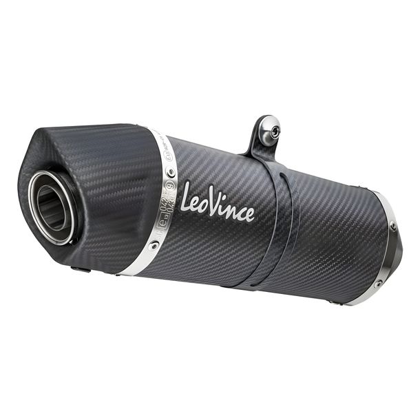 Endschalldämpfer LeoVince LV ONE EVO RACING Carbon & Hitzeschild für Honda XL 750 Transalp Urban / Easy Travel / Travel Edition Bj. 2023 - 2024 E5