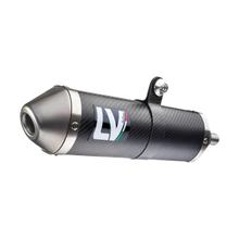 Rear silencer LeoVince X-FIGHT with approval, carbon, stainless steel cap for Fantic Motor XE Competition / Performance XM 50 Competition / Performance 50 year 2021 - 2024 E5