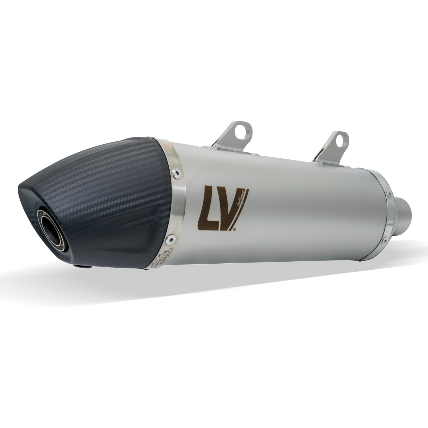 Endschalldämpfer LeoVince SLIP-ON X3 EVO, Edelstahl, Carbon Kappe 