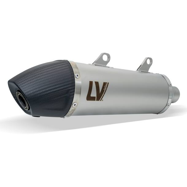 Endschalldämpfer LeoVince SLIP-ON X3 EVO, Edelstahl, carbon Kappe – Bild 2
