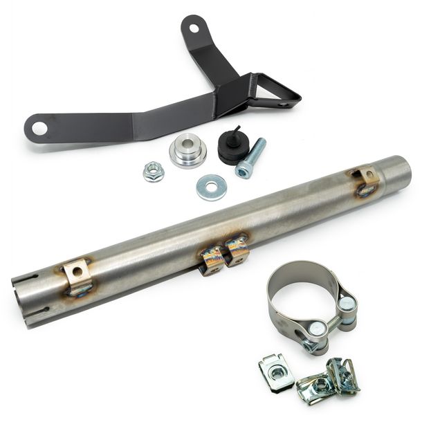 TUBE D'ÉCHAPPEMENT LeoVince tube de liaison sans catalyseur sans homologation, acier inoxydable pour Royal Enfield Classic / Meteor 350 ann. 2021 - 2024 E5