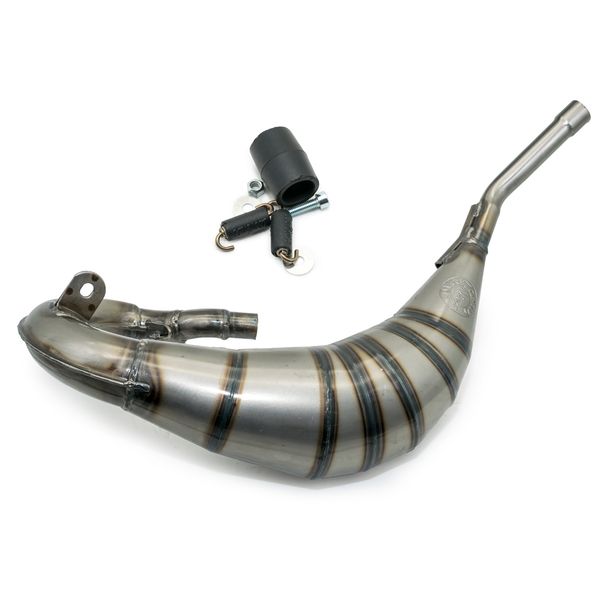 Prisilenziatore LeoVince X-FIGHT collettore di scarico in acciaio inossidabile per Fantic Motor XE Competition / Performance XM 50 Competition / Performance 50 anno 2021 - 2024 E5