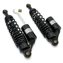 Stoßdämpfer-Satz MXT Federbeine 325-355mm mit externem Ausgleichsbehälter, schwarz / silber für Simson S50, S51, S70