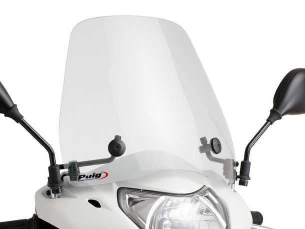 Windschild Puig Trafic transparent / klar für Honda Lead 110 NHX 08-13 – Bild 2