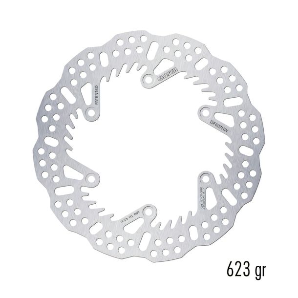 Bremsscheibe Galfer DF607HW SHARK® mit ECE R90 Zulassung, starr hinten 220x5mm für Gas MC F, Husaberg FE Husqvarna FC TC TE KTM Duke EGS EXC Sixdays 85 - 650 ccm