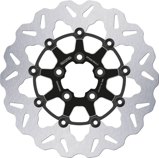 Bremsscheibe Galfer DF836CWUY WAVE® mit ECE R90 Zulassung, schwimmend hinten 300x5mm für Harley Davidson CVO Street Glide FLHXSE Electra Ultra Classic FLHTCU FLSB Sport FLTR Bj. 2007 - 2024