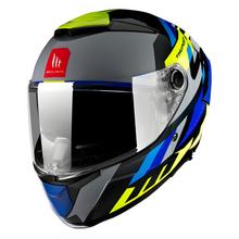 schwarz / blau / neongrün