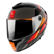schwarz / orange / rot