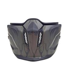MT Helmets Streetfighter Darkness zwarte „Click” kinsteun