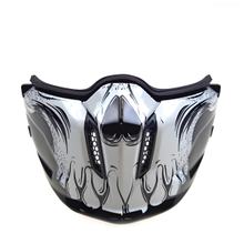 Mentoniera MT Helmets Streetfighter Darkness bianca «Click»