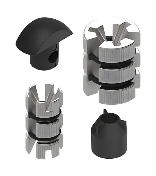 Quad Lock® spacer sleeve set for fork mount