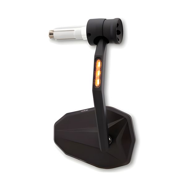 Lenkerendenspiegel Highsider für Victory Rim mit Blinker und Positionslicht LED