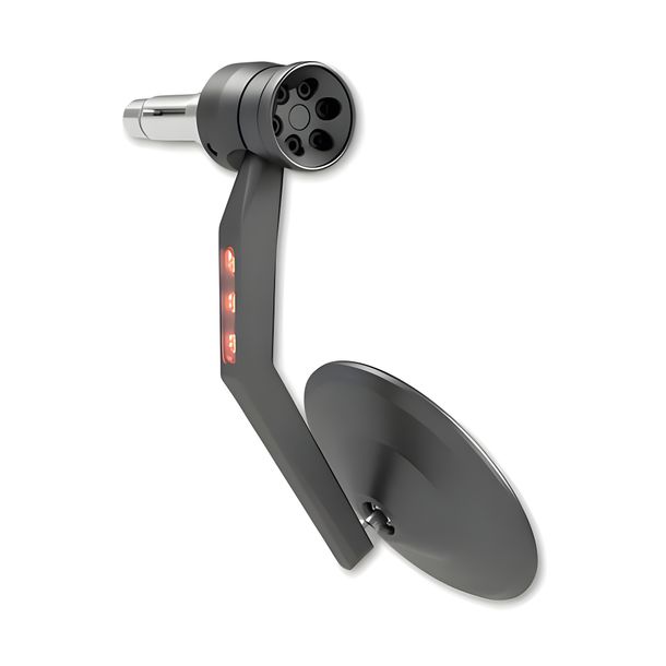 Lenkerendenspiegel Highsider Montana Rim mit LED Blinker