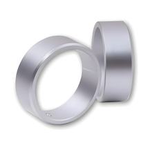 Farbring Highsider für Lenkergriffe silber