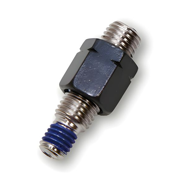 Adattatore per specchietto Highsider M10 x 1,25 con filettatura sinistra a M8 nero