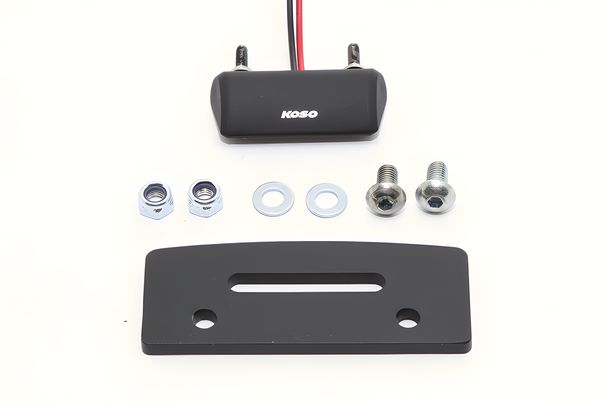 Kennzeichenhalter Highsider mit LED Kennzeichenbeleuchtung