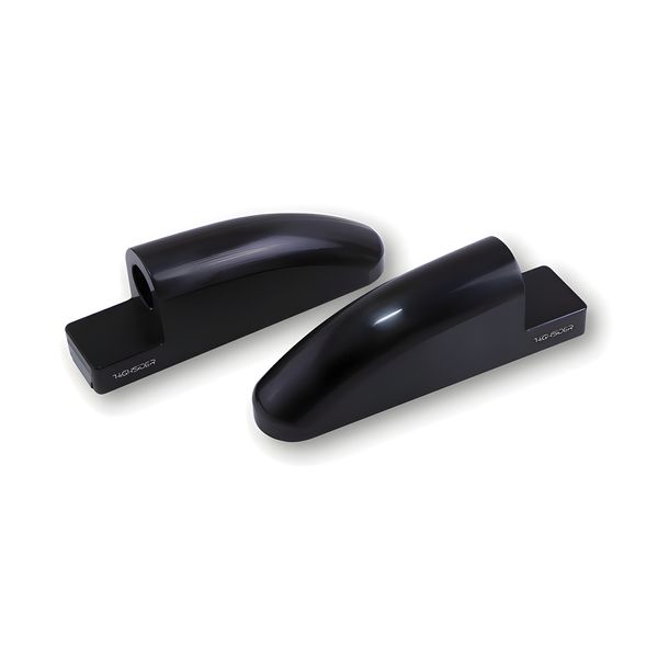 Adapter Highsider für Spiegel FB-1 lang CNC schwarz