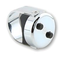 Druckknopf Highsider CNC Classic chrom schalter für 7 / 8 u. 1 Zoll Lenker