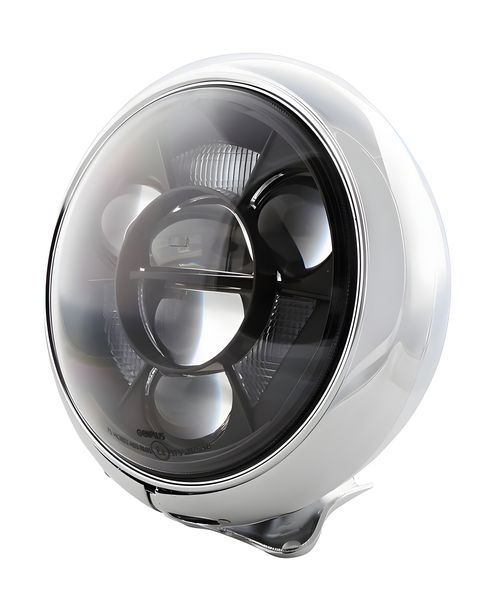 Scheinwerfer Highsider HD-Style Typ 11 7 Zoll LED mit TFL