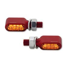 Blinker Highsider Little Bronx CNC, kouřové sklo