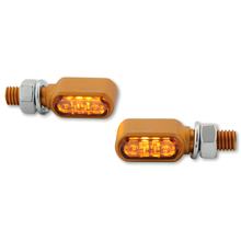 Blinker Highsider Little Bronx CNC zlato tónované sklo