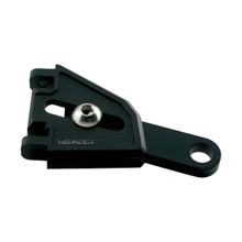 Set CNC de portalámparas de aluminio Highsider para Ø 35-37 mm de longitud ajustable negro