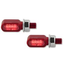 Feux arrière 3 en 1 Highsider CNC Light Little Bronx, paire de feux stop teintés en rouge