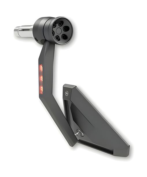 Lenkerendenspiegel Highsider Montana Rim mit LED Blinker