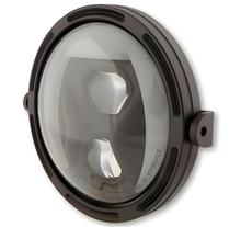 Scheinwerferrahmen Highsider Typ 8 R1 7 Zoll LED schwarz seitliche Montage