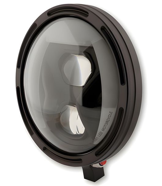 Scheinwerfer Highsider Typ 8 R1 7 Zoll schwarz LED untere Montage