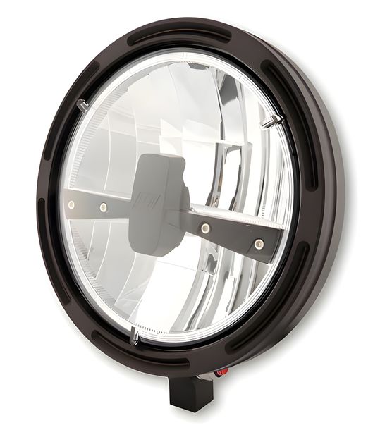 Scheinwerfer Highsider Typ 3 R1 7 Zoll schwarz LED untere Montage