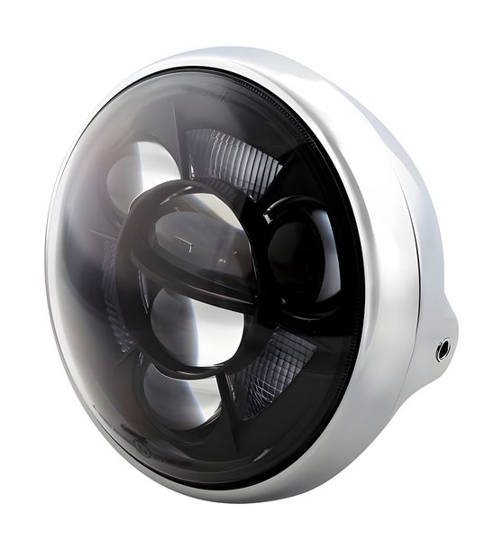 Scheinwerfer Highsider British Style Typ 11 7 Zoll LED mit TFL