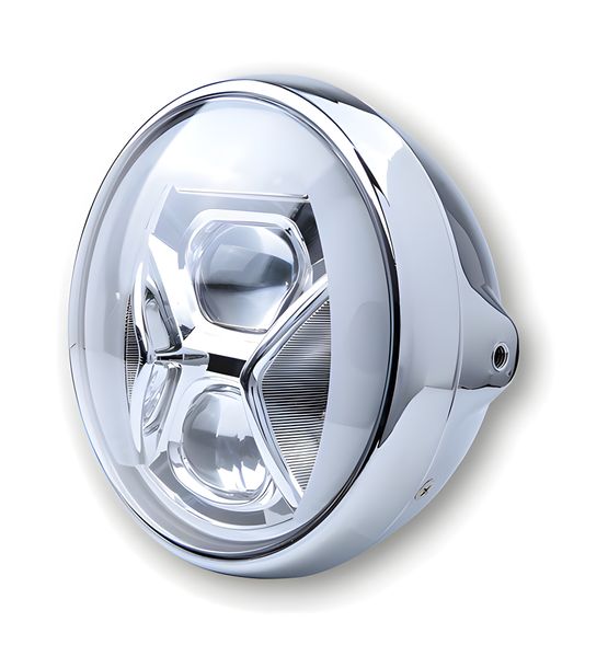 Scheinwerfer Highsider British Style Typ 8 7 Zoll LED Kurvenlicht mit TFL