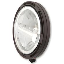 Scheinwerfer Highsider Typ 4 R1 7 Zoll schwarz LED untere Montage