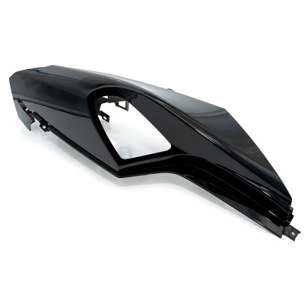 MXT Fairing Side Panel Rear Left, black metallic for Peugeot Speedfight 4