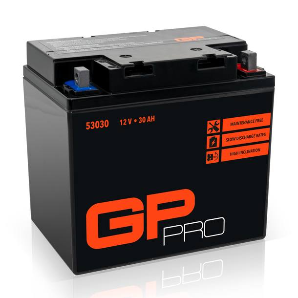 Batterie 12V 30Ah GEL GP-PRO 53030 Motorrad Quad ähnlich Y60-N30L-A C60-N30L-A – Bild 1