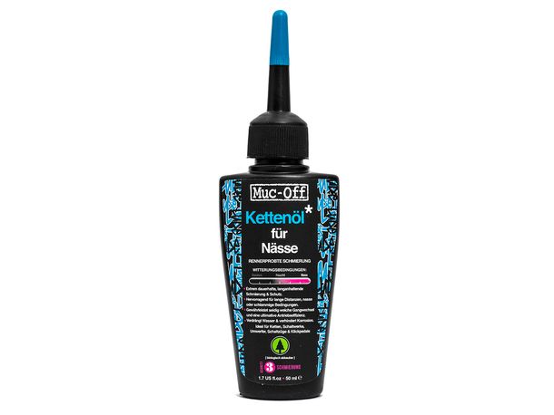 Olio lubrificante per catene Muc-Off quando è bagnato, 120 ml, confezione da 12
