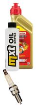 Inspektionspaket 1L 5W-40 + Ölfilter + 1x Zündkerze für Aprilia Sportcity ONE 50 ccm