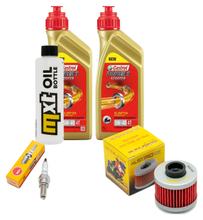 Inspectiepakket 2L 5W-40 + Oliefilter + 1x Bougie voor Aprilia Leonardo 125 ccm