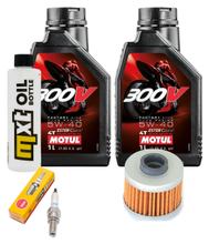 Inspectiepakket 2L 5W-40 + Oliefilter + 1x Bougie voor Aprilia Leonardo 125 ccm